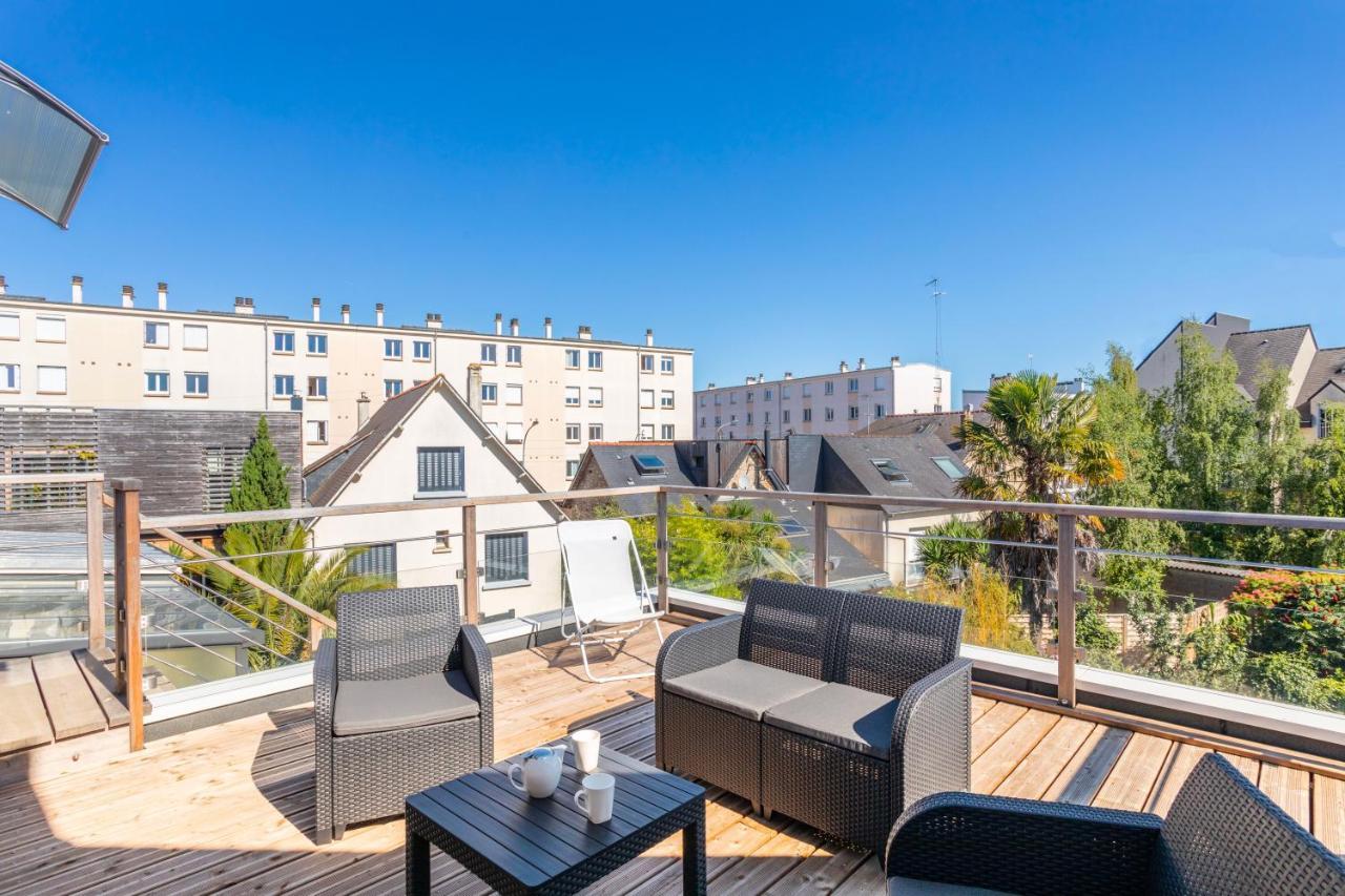 Teranga - Studio Avec Grande Terrasse Dans Ренн Экстерьер фото